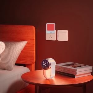 Amazen Hot Bán ánh sáng màu đỏ <span class=keywords><strong>mini</strong></span> cảm biến chuyển động ánh sáng ban đêm trẻ em trẻ em phòng ngủ đêm đèn cắm trong <span class=keywords><strong>LED</strong></span> ánh sáng ban đêm cho đầu giường - Product Image 2