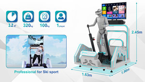 Ski Indoor Educational Entertainment <b>Machine</b> <b>Amusement</b> Park Rides Kids Equipment Virtual Skiing Playground Metal Skid Steerin - Product Image 6