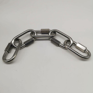 <span class=keywords><strong>Maillon</strong></span> <span class=keywords><strong>rapide</strong></span> Taiguanglong M6 en acier inoxydable 304 poli pour levage, avec vis de blocage réglable pour applications de construction - Product Image 6