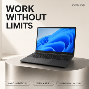 NUC GR180 I7 13650H Portátil de 15.6 Pulgadas, 64GB DDR4, Ranura Dual M.2, Carcasa Metálica, Diseño Profesional, Computadora Empresarial - Product Image 1