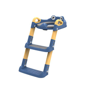 Asiento de inodoro ajustable para niños con diseño de dibujos animados, ayuda para el entrenamiento para ir al baño - Product Image 1