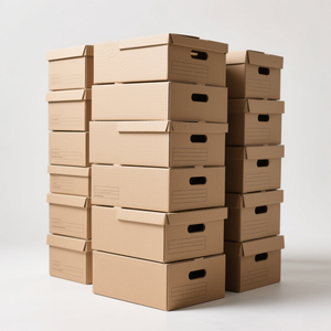 Tùy chỉnh giấy carton-Linh hoạt như lưu trữ hộp các tông, hộp đóng gói & bưu kiện vận chuyển hộp - Product Image 5