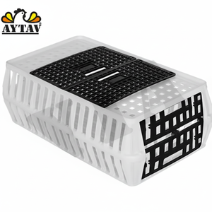 AYTAV Nuevo Jaula Cónica de Transporte para Pollos con Apertura Superior Lateral, Capacidad para 10-12 Aves, Uso en Todas las Estaciones, Material PE, 1 Año de Garantía, Larga Duración - Product Image 2