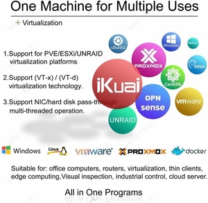<span class=keywords><strong>Intel</strong></span> N100 Mini Firewall <span class=keywords><strong>Computer</strong></span> 2x10G SFP 2xi226-V 2,5G Lan Industrial Mini Soft Router 4 núcleos DDR5 MiniPC NAS Server Proxmox - Product Image 5