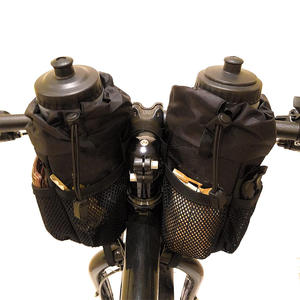 Sac de guidon de vélo de plein air personnalisé unisexe avec porte-bouteille d'eau étanche élégant - Product Image 1