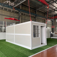 Maison conteneur pliable pour dortoir de camp de travail, cantine et bureau de chantier