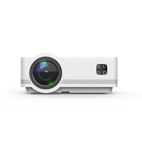 Proyector Multimedia LED de 300 ANSI Lúmenes, Diseño Elegante, 1080P, Sonido Estéreo de Alta Fidelidad para una Experiencia de Cine en Casa