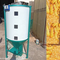 Mini sécheuse à maïs et son de blé, automatisation du séchage des céréales pour le maïs, le son de riz, avec moteur et composants principaux du moteur