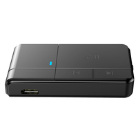 Receiver Nirkabel JL-J20 Baru dengan BT 5.0, AUX 3.5mm, Universal untuk Pemutar Steam, Audio dengan Mikrofon Terintegrasi, Handsfree