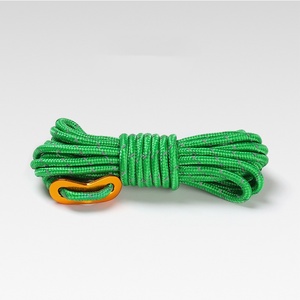 4mm 5mm nero rosso esterno tenditore luminoso tipo <span class=keywords><strong>tenda</strong></span> linea tensionamento vento fissare corda riflettente con moschettone per <span class=keywords><strong>tenda</strong></span> - Product Image 5