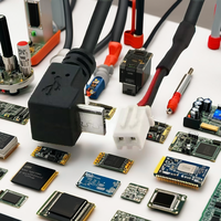 Kustom laki-laki mikro untuk 2 inti 4-core 2 Pin 4-Pin kabel USB perakitan JST Molex Picoblade untuk Mini B USB Plug Wiring Harness