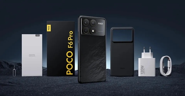 POCO F6 Pro 5G Global Version Smartphone Snapdragon 8 Gen 2 Octa Crore 16GB/1TB 120W HyperCharge 120Hz WQHD+ AMOLED Display NFC