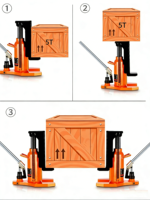 Cric hydraulique à talon conforme CE, haute qualité, haute résistance, 5 tonnes, 10 tonnes, 20 tonnes, 30 tonnes, 50 tonnes