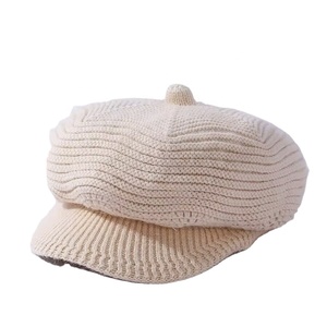 <span class=keywords><strong>Bonnet</strong></span> d'hiver chaud pour femmes <span class=keywords><strong>avec</strong></span> visière en tricot torsadé doublé polaire - Product Image 5