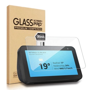 <span class=keywords><strong>La</strong></span> más nueva venta caliente productos para Amazon Echo mostrar 5 Protector de pantalla Anti arañazos de cristal templado de - Product Image 1