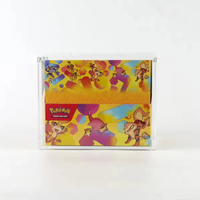 Boîte de protection en acrylique magnétique pour 10 mini-boîtes de cartes à collectionner TCG avec couvercle magnétique