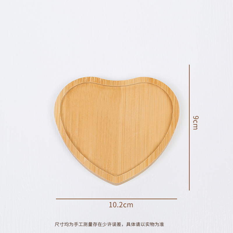 heart-shaped coaster
