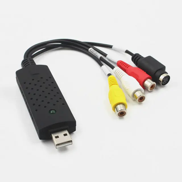 USB 2.0 Video Audio VHS RCA to DVD Converter Capture Card Adapter for Win 7