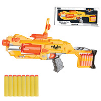 Balles molles à piles Blaze Storm Barricade Soft Dart Gun Multicolor Electric Gatling Continuous Soft Bullet Boy Toy Gun