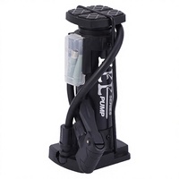 Pompe à pied portable haute pression 120 psi en acier, compatible avec les valves AV/FV/DV, conception durable pour vélos de route et de montagne