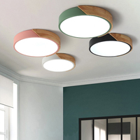 Lámparas de techo Led para interiores, montaje de superficie de buena calidad, estilo moderno nórdico minimalista, diseño Redondo, plano, uso doméstico