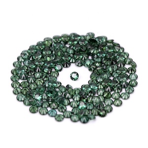 1000 cái/gói Bán Buôn Loose Đá Quý 152 # Vòng Brilliant Cut Tourmaline Màu Xanh Lá Cây Màu Tổng Hợp Spinel Stones - Product Image 5