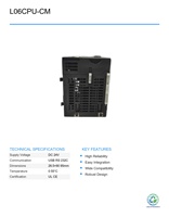 Modul CPU PLC L06CPU-CM Bekas, Pengontrol Logika Terprogram untuk Otomasi Industri