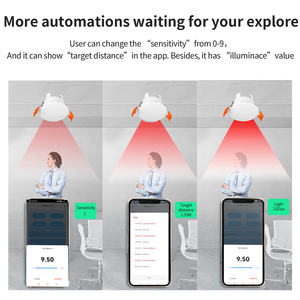 Détecteur de présence humaine au plafond RSH Tuya WiFi Zigbee Motion PIR Sensor <span class=keywords><strong>CR</strong></span> <span class=keywords><strong>123</strong></span> certifié RSH-HM101 - Product Image 6