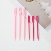 Aiguilles en plastique ABS à grand chas, aiguilles à coudre en plastique, aiguilles à fil, accessoire de couture pour le bricolage et les travaux manuels
