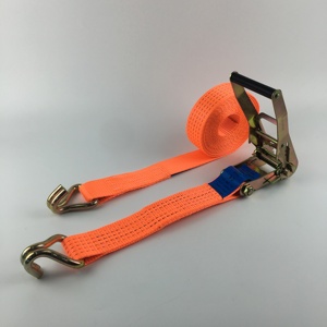 Sangle d'arrimage à cliquet robuste avec crochets en S, capacité de charge de 5 tonnes, ceinture d'arrimage pour le transport, la moto, la remorque - Product Image 5