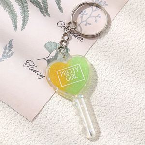 พวงกุญแจเรซินแบบไล่ระดับสีพวงกุญแจรูปการ์ตูนพวงกุญแจอะคริลิครูปตัวการ์ตูนสีสันสดใส - Product Image 2