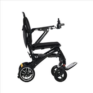 La Silla de Ruedas de fibra de carbono ultraligera plegable con control remoto inteligente puede levantar la silla de ruedas eléctrica con una mano - Product Image 2