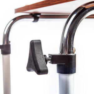 Hospital Movable Overbed <b>Table</b> <b>Adjustable</b> Hydraulic Lifting Overbed <b>Table</b> - Product Image 4