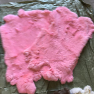 Peau de lapin Rex chinchilla chinois naturel véritable - Product Image 4