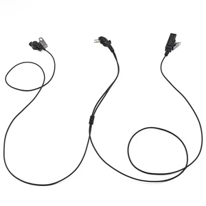 Auricular con Tubo Acústico y Micrófono Grande PTT para Radios Bidireccionales Walkie Talkie PD500 PD505 TC-508 TC-700 TC-518 TC-580 TC-600 TC-620 - Product Image 2