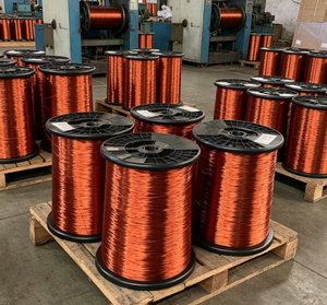 Fil d'aluminium émaillé KINGDE Classe 180, 300V, haute résistance à la chaleur pour bobinage de moteur, modèle QZYL-2/180 - Product Image 2