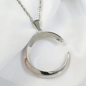 Alla moda lucidato in acciaio inox catena a maglie <span class=keywords><strong>collana</strong></span> <span class=keywords><strong>lettera</strong></span> <span class=keywords><strong>C</strong></span> clavicola per le donne per accessori regalo all'ingrosso - Product Image 2