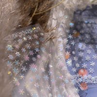 Autocollants pour ongles en forme de flocon de neige laser TSZS en gros, autocollants auto-adhésifs pour ongles en forme de flocon de neige et d'étoile pour l'hiver et Noël, pour la décoration des ongles