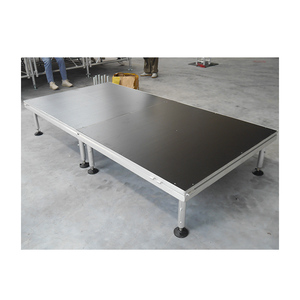 Nouvelle scène modulaire portable en alliage d'aluminium avec installation rapide et pieds réglables pour une utilisation en intérieur/extérieur - Product Image 4
