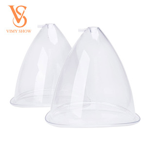 2 unidades de copas de succión de vacío de 180/150 ml para aumento de <span class=keywords><strong>senos</strong></span> y levantamiento de glúteos, con bomba de succión, copa de masaje potenciadora de repuesto y juego de mangueras - Product Image 1