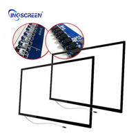 Écran tactile INGSCREEN 32/43/50/55/65/75/86/98 pouces, écran tactile IR 20 points, cadre interactif