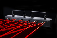 Alta potencia 6eye 2W RGB animación láser DMX Barra de haz láser iluminación de escenario software láser 3D con control beyong