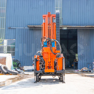소형 휴대용 트랙 공압 280m 우물 물 드릴 장비 구멍 공기 물 우물 드릴링 머신 판매 - Product Image 3
