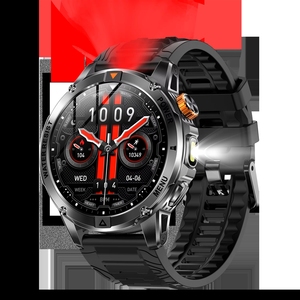 Reloj Inteligente AK93 para <span class=keywords><strong>Hombre</strong></span>, Pantalla Grande HD de 1.57'', 1000 mAh, IP67, Frecuencia Cardíaca, Voz AI, Llamadas BT, Deportes, Linterna, SOS, Reloj Inteligente para Exteriores - Product Image 4