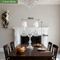 Lampe de table en cristal pour salon, éclairage décoratif pour table à manger, lampes de chevet