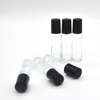 Boîte et tube personnalisés de luxe, bouteille en verre d'huile essentielle, bouteille de parfum à rouleaux, de 10ml, ml