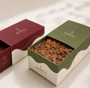Caja de Papel para Tiramisú con Impresión de Logotipo Personalizado, Caja de Embalaje de Papel de Grado Alimenticio para Pastelería, Caja de Embalaje de Chocolate para Tiramisú - Product Image 1
