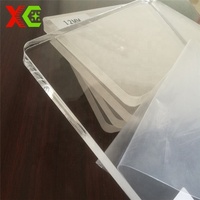 Plaque en acrylique transparente découpée sur mesure 1,8-30 mm, panneau en PMMA Plexiglas pour signalétique, affichage et gravure laser