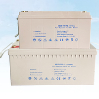 Batterie à gel solaire 12V 100AH 150AH 180AH 200AH à cycle profond longue durée pour appareils ménagers certifiée CE Garantie de 3 ans