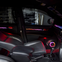 Éclairage d'ambiance LED complet TMPRO pour Hilux Revo 2017-2024 RHD, 64 couleurs, lumière dynamique à flux continu, amélioration de l'éclairage intérieur, pièce de modification automobile